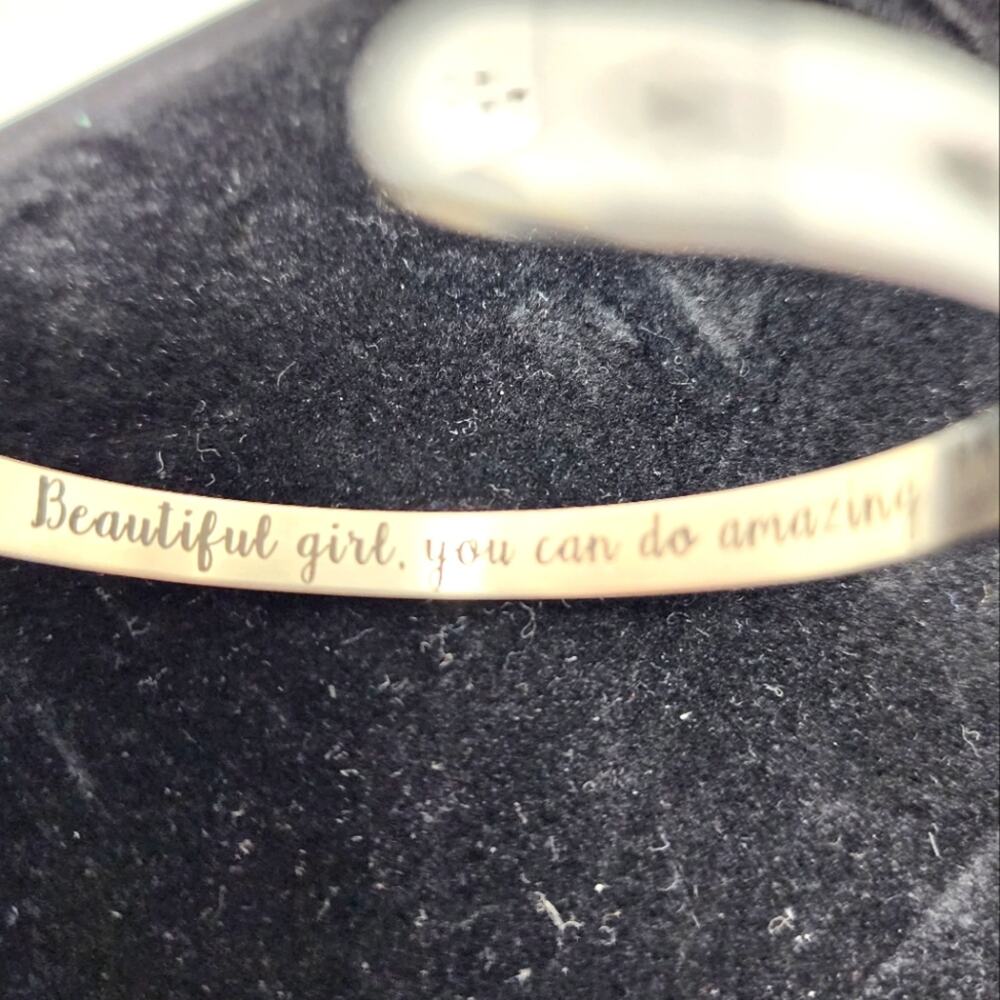Motivational Bracelot New Gift Encouragement Teens Friendship Girlfriends Gift‎
